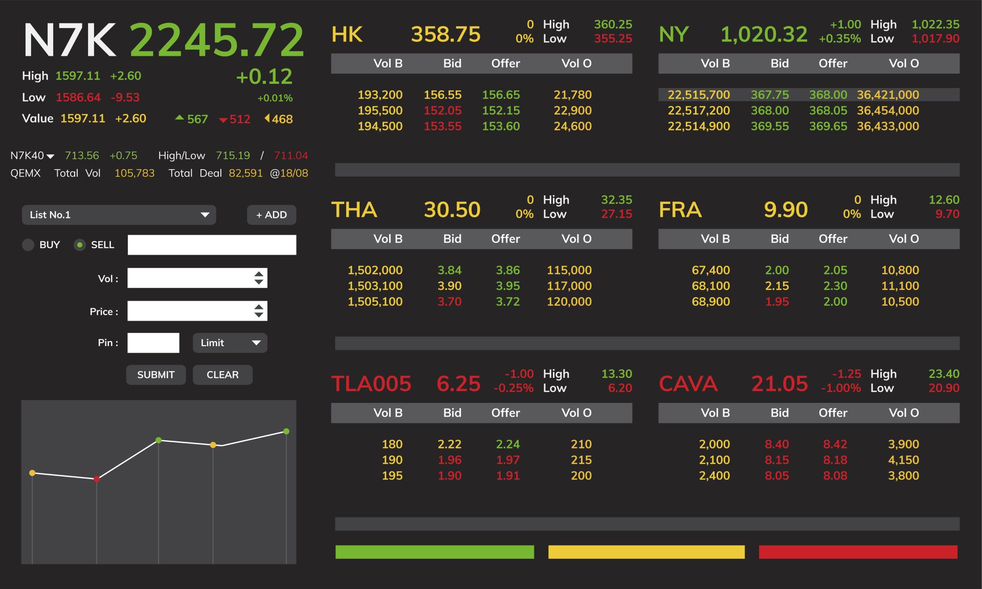 CryptoMatters Price Ticker