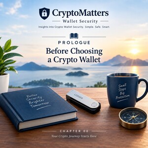 CryptoMatters Crypto wallet security journey from understanding cryptocurrency ownership to choosing a secure wallet