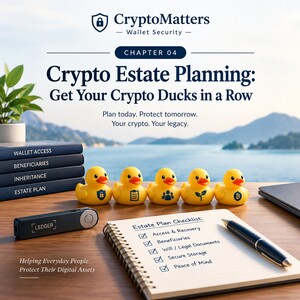CryptoMatters Getting your crypto estate planning ducks in a row