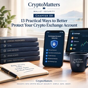 CryptoMatters Thirteen practical ways to better protect a cryptocurrency exchange account